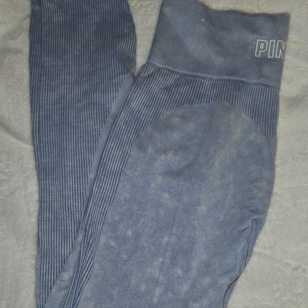 ❤️ Victoria's Secret Pink Ultimate Seamless Leggings Sz M - Picture 6 of 12